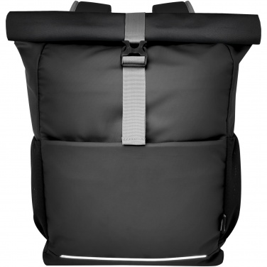 Logo trade promotional items picture of: Aqua 15" GRS recycled water resistant roll-top bike bag 20L